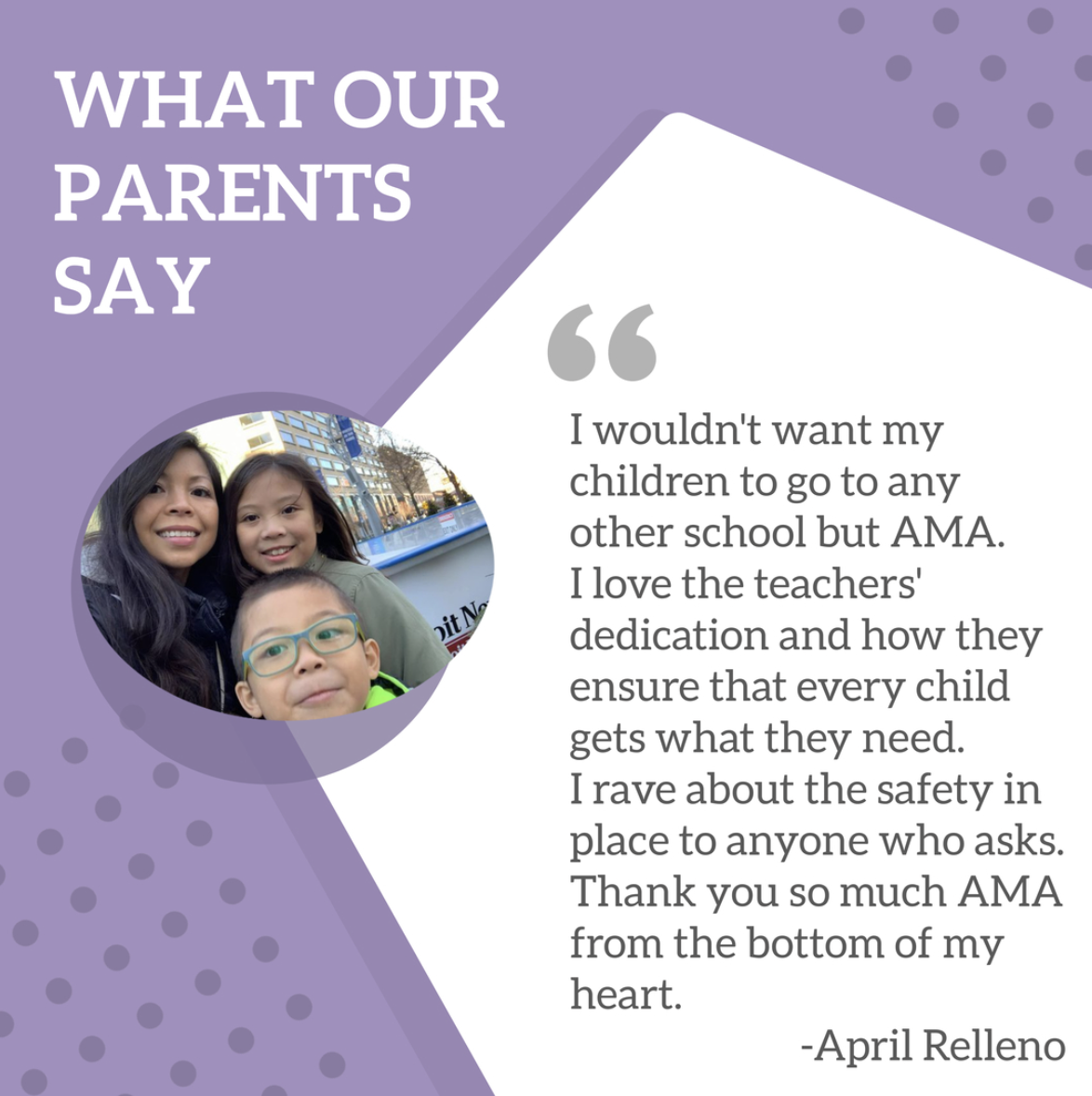 What our parents say